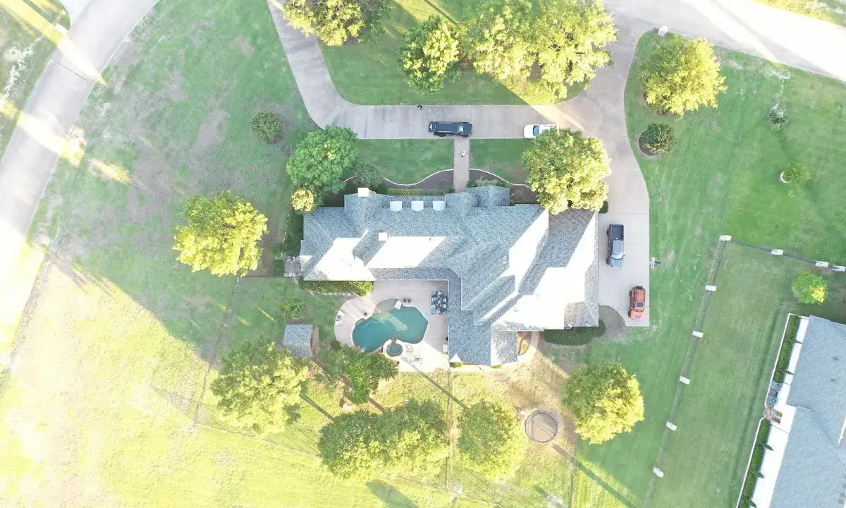 New shingle roof installation on a home in Lockhart